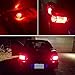 AUTOGINE 4 X Super Bright 9-30V 3157 3156 3057 3056 4157 LED Bulbs 3014 54-EX Chipsets with Projector for Tail Lights Brake Lights, Brilliant Red