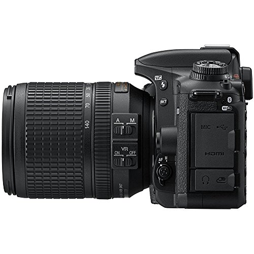 Nikon D7500 Black Digital SLR Camera with 18-140mm VR & 70-300mm f/4-5.6 SLD DG Macro Telephoto Lens + Accessory Bundle - Thumbnail 5