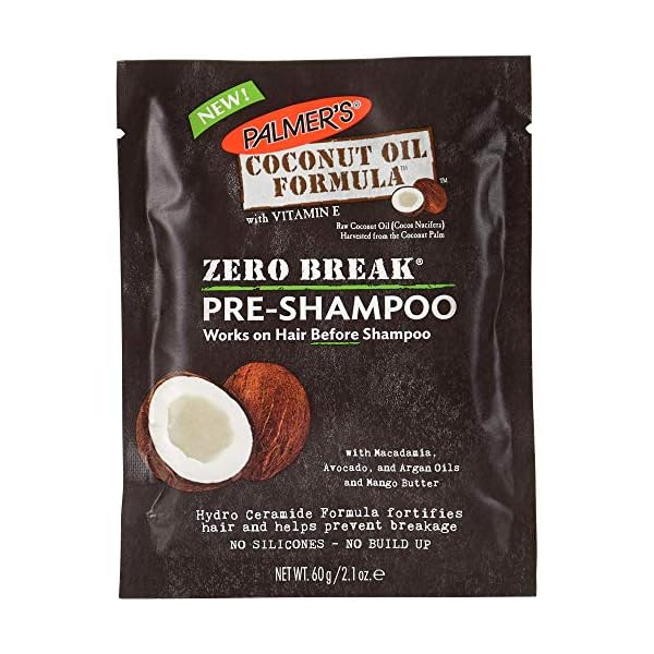 Palmer's Coconut Oil Formula Zero Break PreShampoo Pack, 2.1 ounce