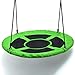 IMAGE Spider Web Swing Tree swing Net Swing Platform Rope swing Nylon Rope detachable 40 inch diameter with carabiners Adjustable hanging ropes