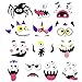26 Sets Halloween Foam Pumpkin Decoration Stickers, Self Adhesive 3D Pumpkin Face Decorating Stickers Craft for Parties, Kids, School or Other Halloween-Themed Activities