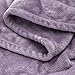 Kingole Flannel Fleece Microfiber Throw Blanket, Luxury Lavender Purple King Size Lightweight Cozy Couch Bed Super Soft and Warm Plush Solid Color 350GSM (108 x 90 inches)