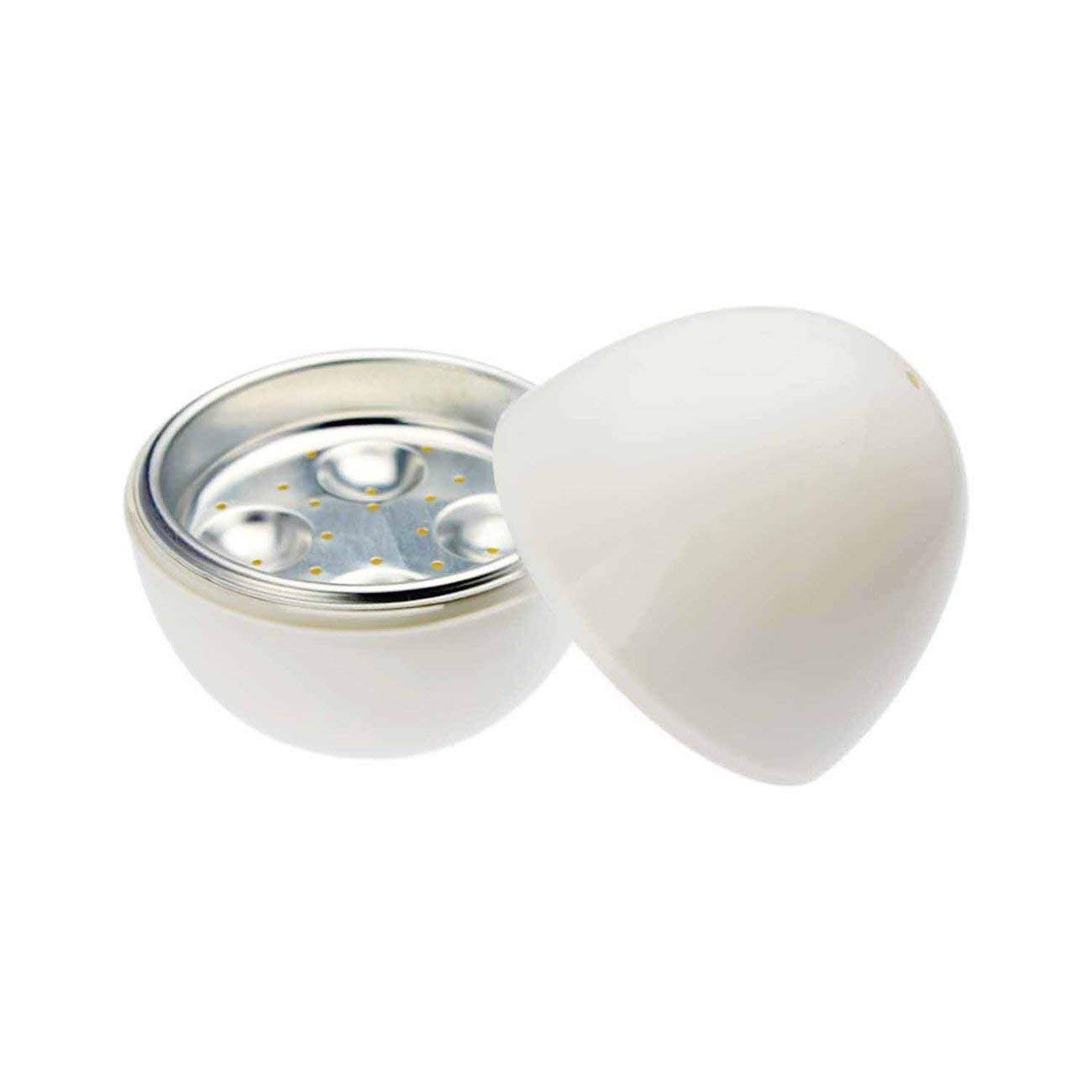 JIUY Creativa en Forma de Huevo de microondas para cocinar Huevos ...