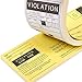 Blue Panda 100 Sheets Fake Parking Tickets - Parking Violation Tickets for Parties & Favors - 6 x 2.5 in Violation Notice Prop