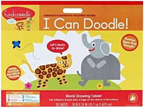 I Can Doodle Blank Floor Pad (Comprehensive Handwriting Development Program)