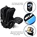 PRIMOCEAN Backpack 40L-50L, Insulated Cooler Bag, Hiking, Traveling, 17-inch Laptop, Camping, 3 in 1 Detachable, Waterproof, USB Port, Molle, Beach, Fishing, Hunting, Meal Prep Lunch Box (Black)