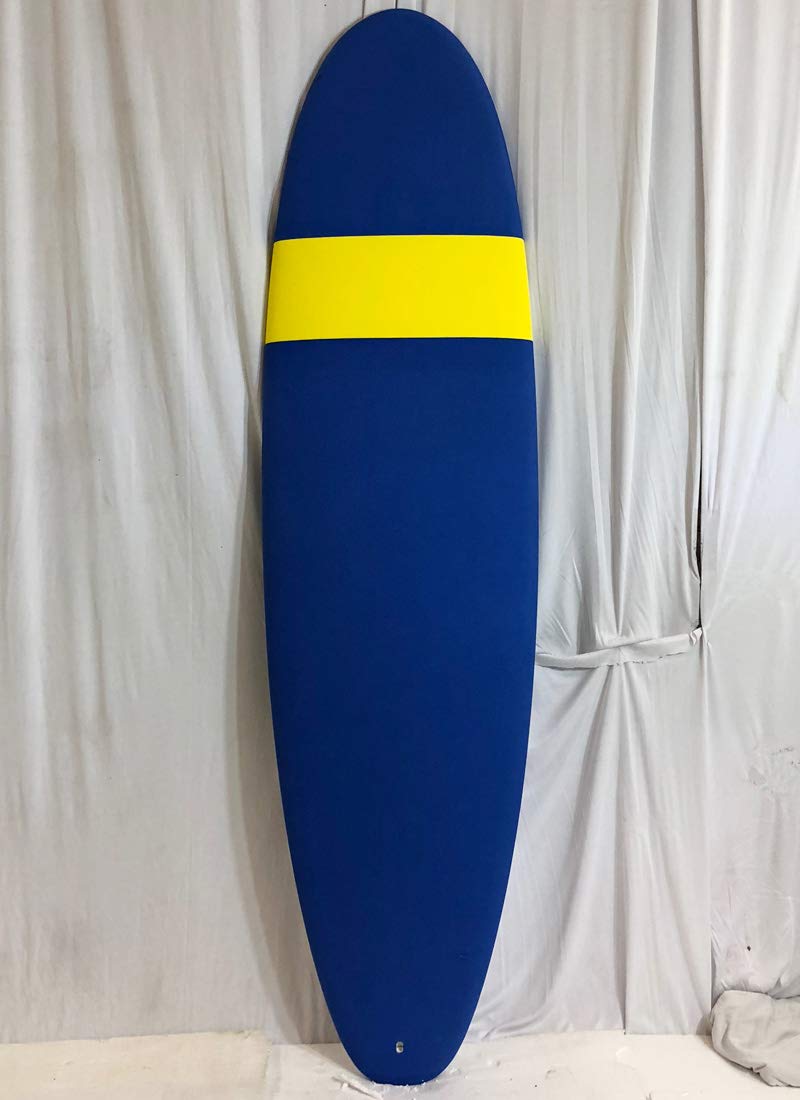Logo ノーロゴ B07nbv13mf Blu Yel Blu フィン付きハード素材ボトム No サーフボード ソフトボード 7 0 サーフボード 21年レディースファッション福袋特集