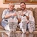 Saucey Socks If You Can Read This Please Bring Me Coffee, Beer, Wine, Socks Men Women, Luxury Cotton, Great Gift (Medium, Wine - Pale Grey)
