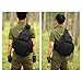 X-Freedom Tactical Sling Chest Pack Military Chest Bag Shoulder Sling Backpack MOLLE Large Sling Bag One Strap Backpack Capacity Crossbody Bag for Laptops Hiking Camping Hunting Trekking, Black