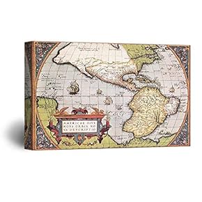 Vintage Map of The American Continent