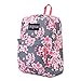 JanSport SuperBreak Backpack - School, Travel, or Work Bookbag with Water Bottle Pocket, Diamond Plumeria Pink