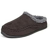 Deer Stags Kids' Lil Nordic Microsuede Slipper in Charcoal / 6 Big Kid