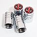 US85 Silver Chrome Auto Car Wheel Tire Air Valve Caps Stem Cover