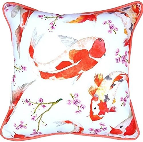 Sea By Day Solan Beach Outdoor Pillows or Decorative Throw Pillows for Couch- Accent Pillows for Patio Furniture Cushions 20x20