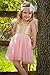 Gold and Pink Gauze Camisole Layered Tutu Dress Girls Valentines Dress, (5 years)