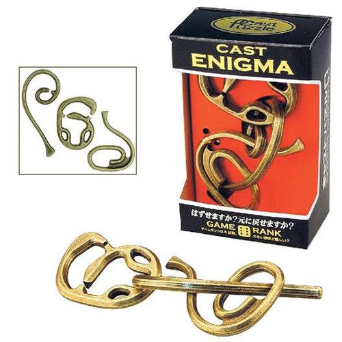 Hanayama Cast Metal Puzzle Enigma