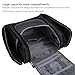 Bagail Toiletry Bag Men & Women For Makeup, Cosmetic, Shaving, Travel Accessories, Personal Items -Hotel, Car, Home, Bathroom, Airplane Hanging Toiletries Kit Makeup Organizer Black