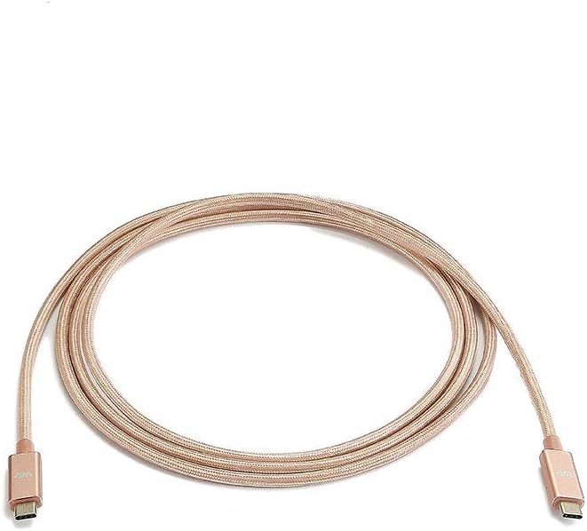 We Connect USB-C USB-C Cable Male/Male 2 m Nylon Rose Gold