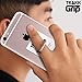 TRAKK Grip Clever Universal Ring Mount and Cradle for All Smartphones and Tablets, Cell Phone Holder, Apple, iPhone, IPad, Samsung, Nexus, Xiomi, LG, Mount Stand Holder Kickstand in White Color