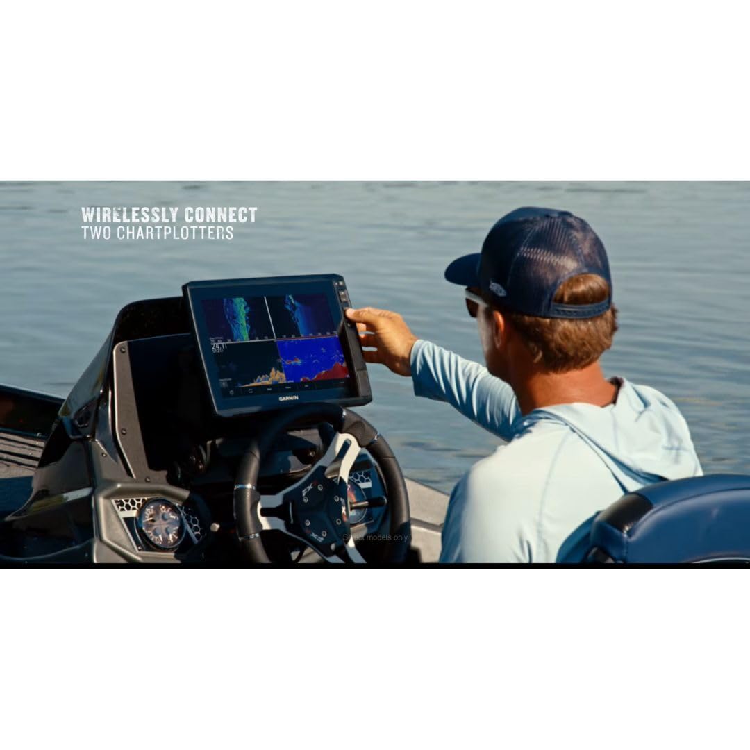 Garmin ECHOMAP Ultra 2 12-Inch 126sv Chartplotter with Garmin Navionics Plus Mapping and LiveScope Live-Scanning Sonar (Black)