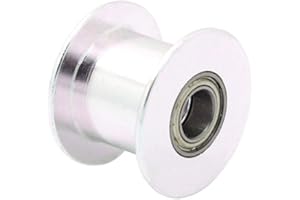 HJZ-US 3M20T Smooth Idler Pulley Timing Belt Pulley Bore 5mm for 15mm Width Belt for Stepper Motor CNC Machine