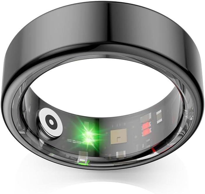 Fiorky R02 Smart Ring Fitness Tracker 5.0 BT Blood Oxygen Heart Rate IP68 5ATM