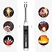 TECBOSS Candle Lighter, Electric Arc Lighter for Kitchen, BBQ, Fireworks, Gas Stove, Flameless Windproof Long Lighter with USB Rechargeable Interface, 360° Rotated Tube