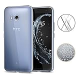 HTC U11 Case, HTC Ocean Case, TopACE Ultra Thin Transparent Soft Gel TPU Silicone Case Cover for HTC U 11 / U11 / Ocean (Clear)