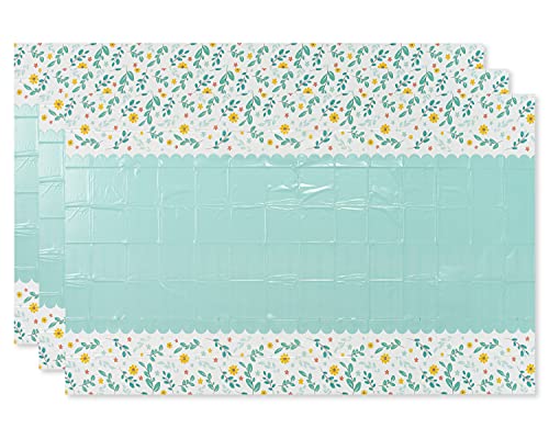 American Greetings Baby Shower Party Supplies, Plastic Table Covers (3-Count)
