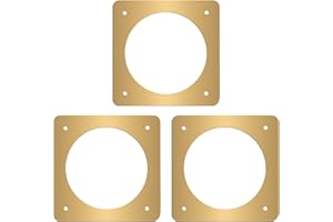 RETANG 3 Pieces Metal Bluebird House Predator Guard 1 1/2 Inch Opening Guard Metal Portal Bird Nest Preventer for Eastern Bluebird Box Copper Protector Bird House