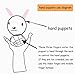 4pcs Glove Puppets Animal Hand Puppets for Kids Plush Toys Storytelling Game Props--Farm Animals