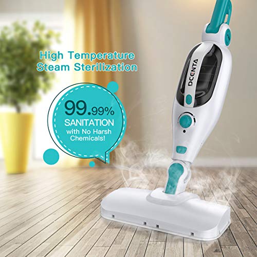 Dcenta Steam Mop Cleaner,12 in 1 Convenient Detachable Handheld Steam