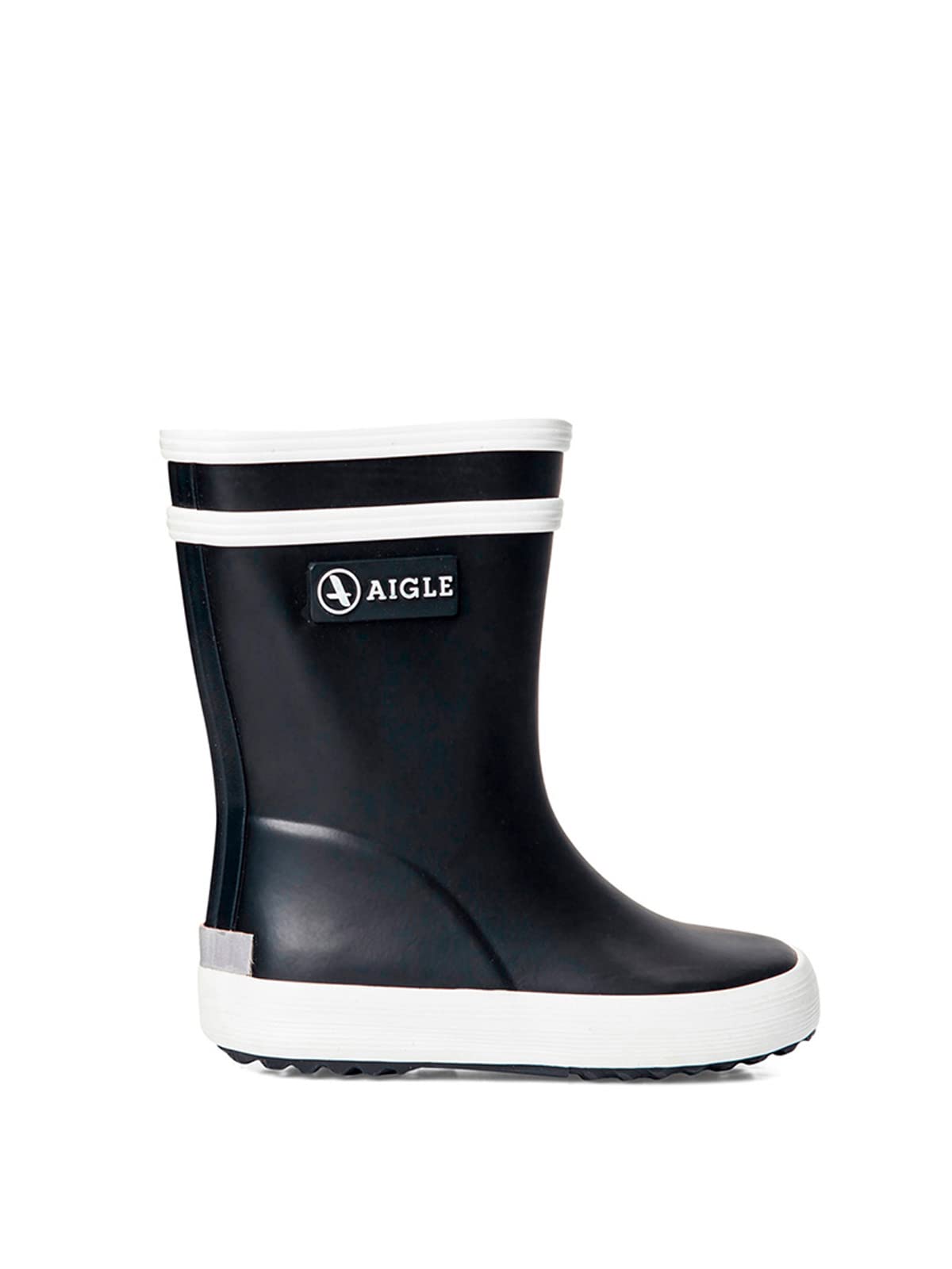 Aigle Unisex Kid's Baby Flac Wellington Boots, Blue Marine New 001, 3.5 Child UK