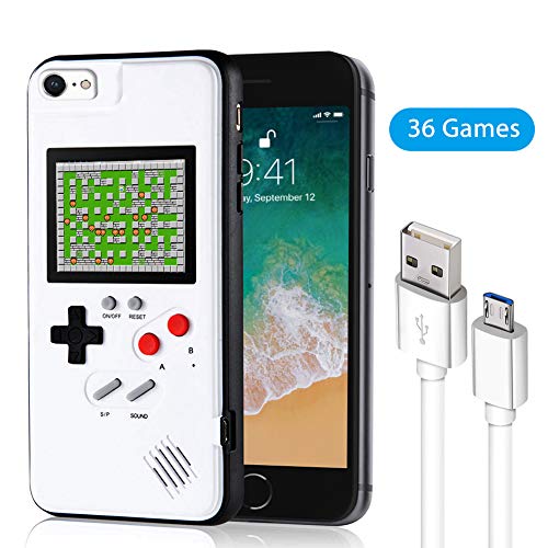 Gameboy Phone Case for iPhone, Handheld Retro Video Game Console Compatible with iPhone 11 Pro 11 X Xs 6 6s 7 8 Plus (iPhone 6/6s/7/8, 4.7")