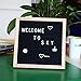 510 Pcs Letter Board Set White Plastic for Changeable Felt Letter Boards, 3/4 inch Letters, Including Numbers, Symbols for Sign Message Board