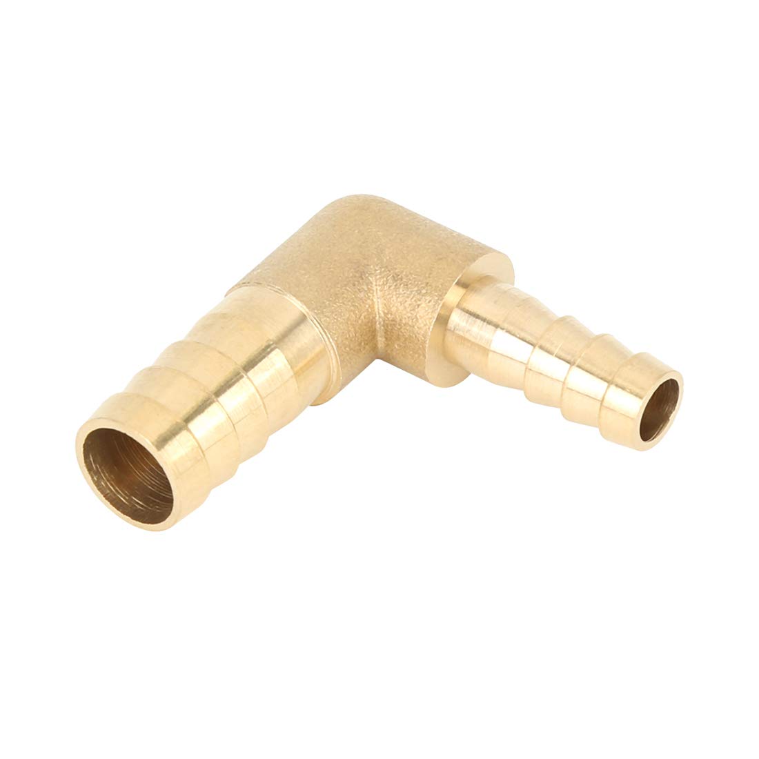 X AUTOHAUX 12mm to 8mm Brass Barb Hose Reducer Splicer Fitting for Car