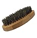 GBS Combo Set (4 Pc Kit) Premium Oval Wood Beard Brush with Boar Bristles, Bamboo All Fine Beard Comb, Tortoise Pocket Beard and Moustache Comb & Tortoise Dressing Comb