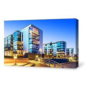 for Living Room Bedroom Home Artwork Paintings Charming Civic Landscape