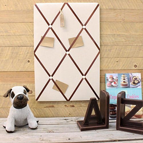 Fabric Memo Board Pin Board 40cm x 60cm Ribbon Button Cream