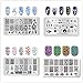 BORN PRETTY Rectangle Nail Stamping Plates Halloween Christmas Nail Art Snow Geometric Animal Fashion Theme