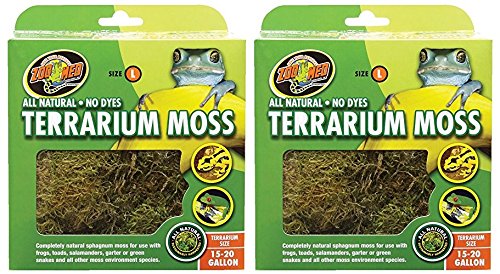 Terrarium Moss [Set of 2] Size: 15-20 Gallons