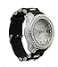 Iced Out Pave Silver Tone Hip Hop Men's Bling Bling Watch