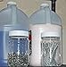 Plastic Jars with Screw On Lids - 16 Oz - Pack of 6 - Non-BPA Clear PET Storage Containers with Sealing Caps