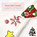 Christmas Baby Bandana Bib Soft Absorbent Cute Baby Bibs for Teething Drooling, Perfect Baby Shower Gift Set by Little Dimsum (Christmas 4-Piece Set)