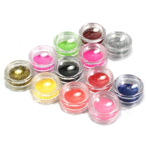 US Seller Professional 12 18 24 PCS Colored Glitter Shimmer Shiny