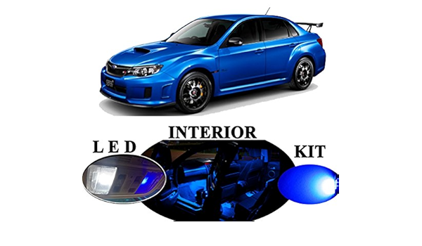 Subaru Impreza WRX STI Azul LED para interior de Premium ...