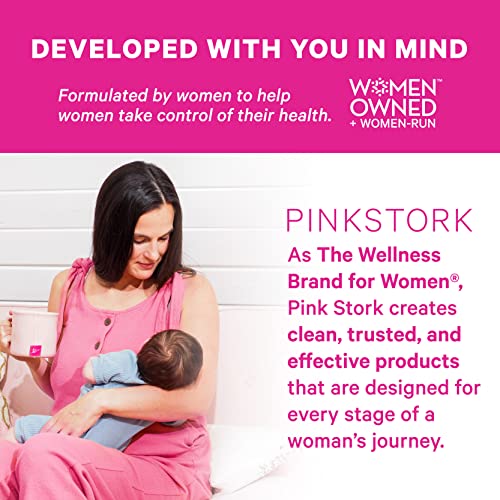 Pink Stork Lactation Support Tea Organic Herbal Mint Nursing Tea for