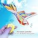 Dilwe Flying RC e-Birds, Remote Control Eagle Parrot Birds Kids Children Toys (Two Types) (Orange and Blue Wing)