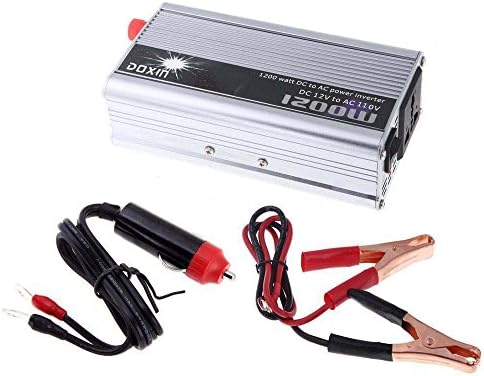 Power Inverter - DOXIN 1200W Auto Car Truck Power Inverter DC 12v To AC 110v Charger Converter
