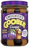 Smucker's Goober Grape PBand J Stripes, 18-Ounce (Pack of 6)